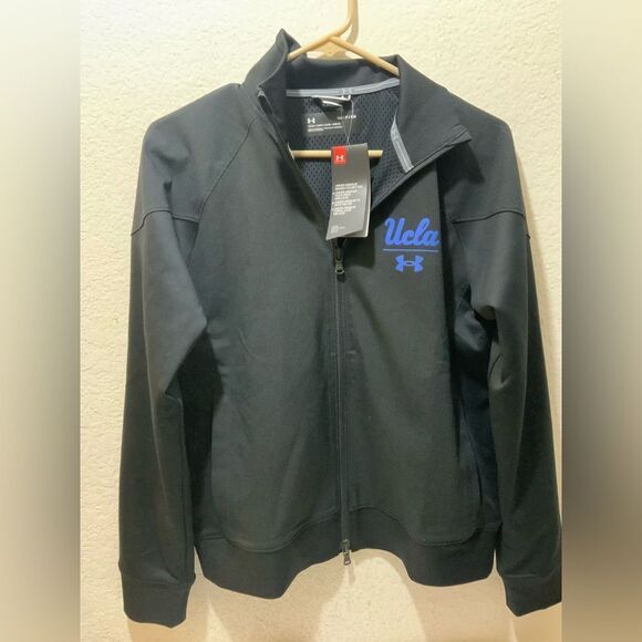 Under Armour UCLA Soft Zip-Up Blue Track Jacket Loose Fit | Women's Small - Picture 1 of 10
